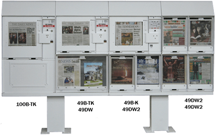 Newspaper rack